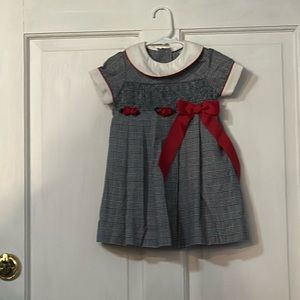 Vintage black and white plaid